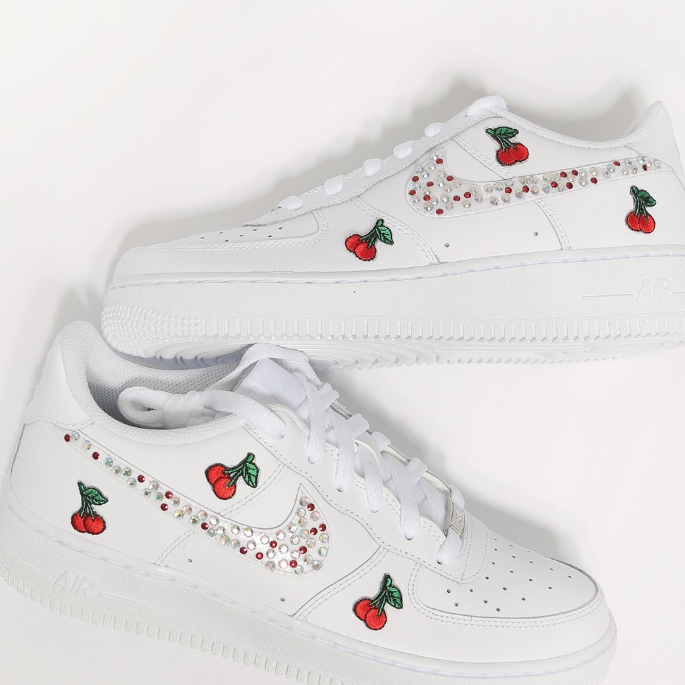 Custom Cherry White Air Force 1